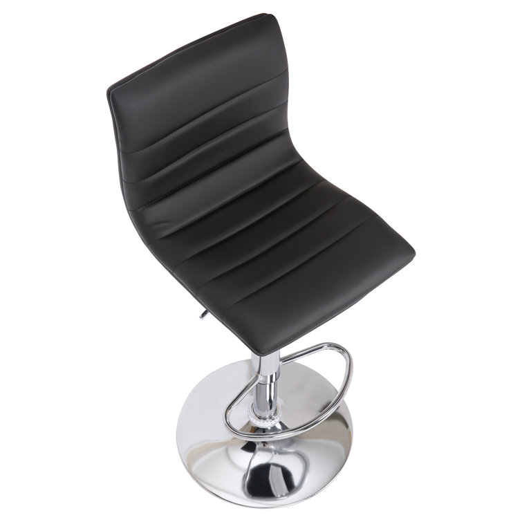 17 Stories Denmark Height Adjustable Swivel Bar Stool & Reviews